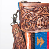 American Darling Signature Crossbody Hand Tooled Saddle Blanket Genuine Leather women bag western handbag purse