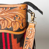 American Darling Signature Crossbody Hand Tooled Saddle Blanket Genuine Leather women bag western handbag purse