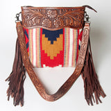 American Darling Signature Crossbody Hand Tooled Saddle Blanket Genuine Leather women bag western handbag purse