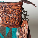 American Darling Signature Crossbody Hand Tooled Saddle Blanket Genuine Leather women bag western handbag purse
