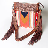 American Darling Signature Crossbody Hand Tooled Saddle Blanket Genuine Leather women bag western handbag purse