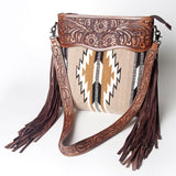 American Darling Signature Crossbody Hand Tooled Saddle Blanket Genuine Leather women bag western handbag purse