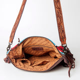 American Darling Signature Crossbody Hand Tooled Saddle Blanket Genuine Leather women bag western handbag purse