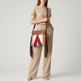 American Darling Signature Crossbody Hand Tooled Saddle Blanket Genuine Leather women bag western handbag purse