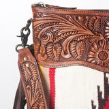 American Darling Signature Crossbody Hand Tooled Saddle Blanket Genuine Leather women bag western handbag purse