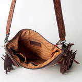 American Darling Signature Crossbody Hand Tooled Saddle Blanket Genuine Leather women bag western handbag purse