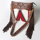 American Darling Signature Crossbody Hand Tooled Saddle Blanket Genuine Leather women bag western handbag purse