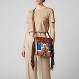 American Darling Signature Crossbody Hand Tooled Saddle Blanket Genuine Leather women bag western handbag purse