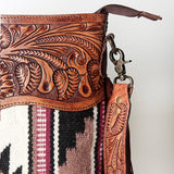American Darling Signature Crossbody Hand Tooled Saddle Blanket Genuine Leather women bag western handbag purse