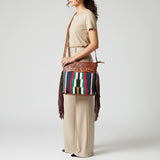 American Darling Signature Crossbody Hand Tooled Saddle Blanket Genuine Leather women bag western handbag purse