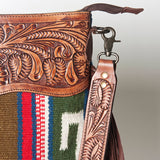 American Darling Signature Crossbody Hand Tooled Saddle Blanket Genuine Leather women bag western handbag purse