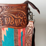 American Darling Signature Crossbody Hand Tooled Saddle Blanket Genuine Leather women bag western handbag purse