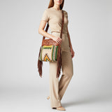 American Darling Signature Crossbody Hand Tooled Saddle Blanket Genuine Leather women bag western handbag purse