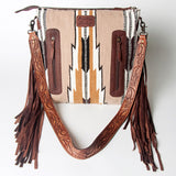 American Darling ADBGZ577 Signature Crossbody Hand Tooled Saddle Blanket Genuine Leather women bag western handbag purse