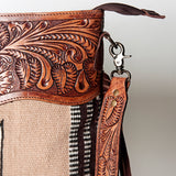 American Darling Signature Crossbody Hand Tooled Saddle Blanket Genuine Leather women bag western handbag purse