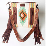 American Darling Signature Crossbody Hand Tooled Saddle Blanket Genuine Leather women bag western handbag purse