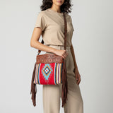 American Darling Signature Crossbody Hand Tooled Saddle Blanket Genuine Leather women bag western handbag purse