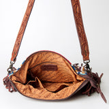 American Darling Signature Crossbody Hand Tooled Saddle Blanket Genuine Leather women bag western handbag purse