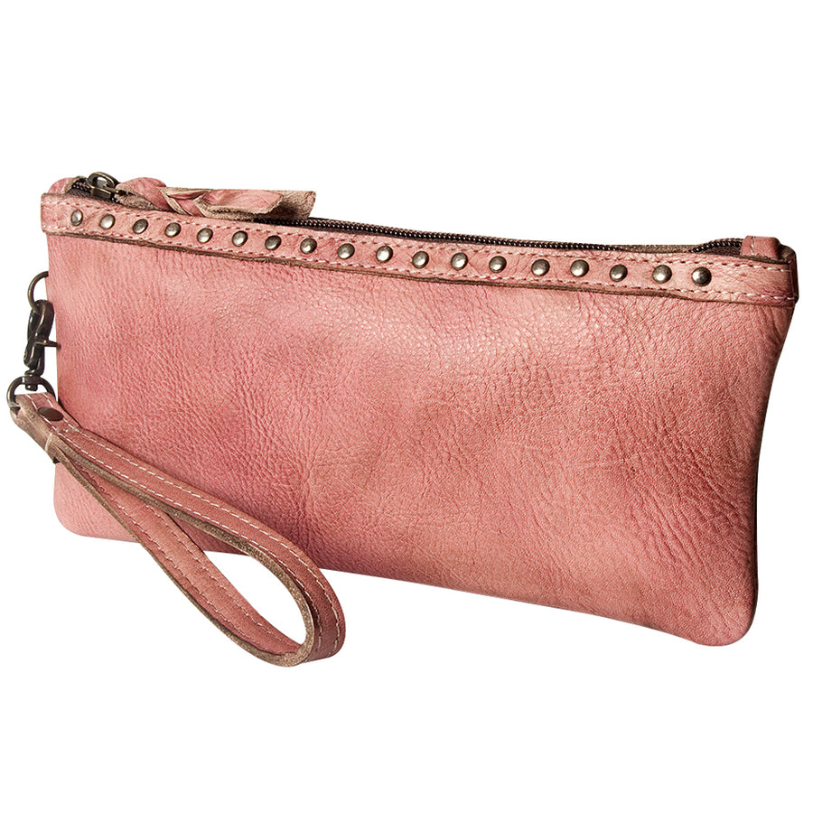 Never Mind Nmbg101C Wristlet Vintage Handmade Genuine Cowhide Leather by Hilason – Cowboy and equestrian accessories