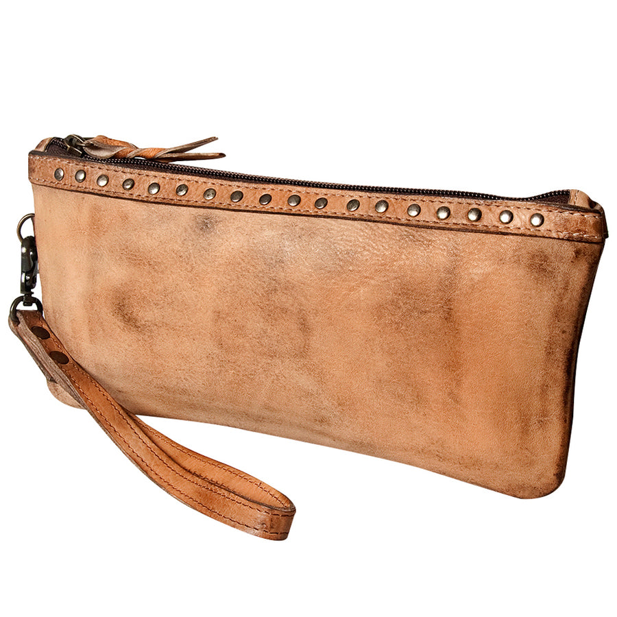 Never Mind Nmbg101D Wristlet Vintage Handmade Genuine Cowhide Leather by Hilason – Cowboy and equestrian accessories