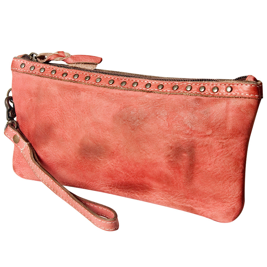 Never Mind Nmbg101F Wristlet Vintage Handmade Genuine Cowhide Leather by Hilason – Cowboy and equestrian accessories