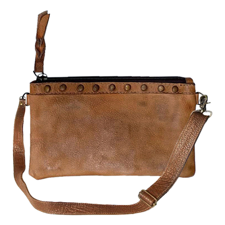 Never Mind Nmbg102A Small Crossbody Vintage Handmade Genuine Cowhide by Hilason – Cowboy and equestrian accessories