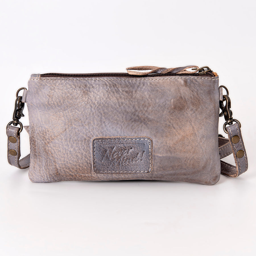 Never Mind Nmbg102D Small Crossbody Vintage Handmade Genuine Cowhide Leather Women Bag Western Handbag Purse