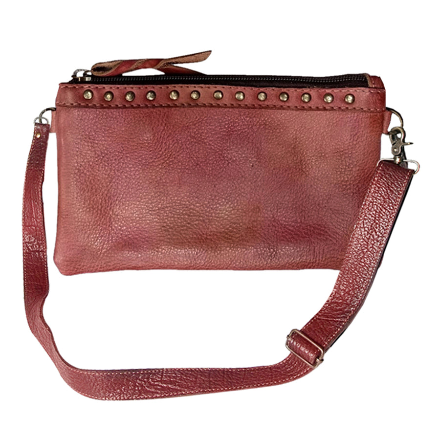 Never Mind Nmbg102F Small Crossbody Vintage Handmade Genuine Cowhide by Hilason – Cowboy and equestrian accessories