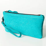 American Darling ADBG344DM2B Wristlet Embossed Genuine Leather Women by Hilason – Cowboy and equestrian accessories