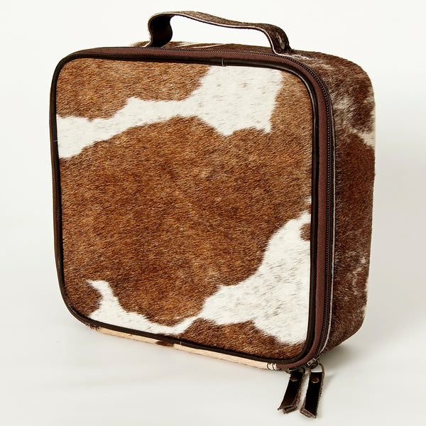 American Darling Hair-On Cowhide Genuine Leather Jewelry Case Organizer - Uhorse