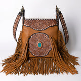 American Darling Cross Body Hand Tooled Genuine Leather women bag western handbag purse