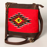 American Darling Large Crossbody Saddle Blanket Genuine Leather women bag western handbag purse