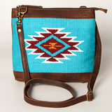 American Darling Large Crossbody Saddle Blanket Genuine Leather women bag western handbag purse