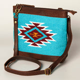 American Darling Large Crossbody Saddle Blanket Genuine Leather women bag western handbag purse