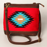 American Darling Large Crossbody Saddle Blanket Genuine Leather women bag western handbag purse