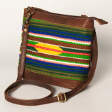 American Darling Large Crossbody Saddle Blanket Genuine Leather women bag western handbag purse