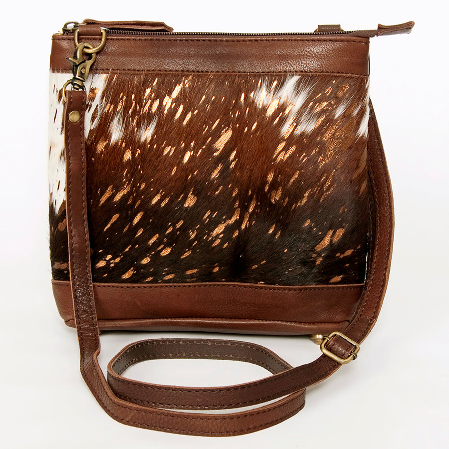 American Darling Large Cross body Bag for Women Hand Woven Saddle Blanket Vegetable-Tanned Genuine Leather YKK Zipper