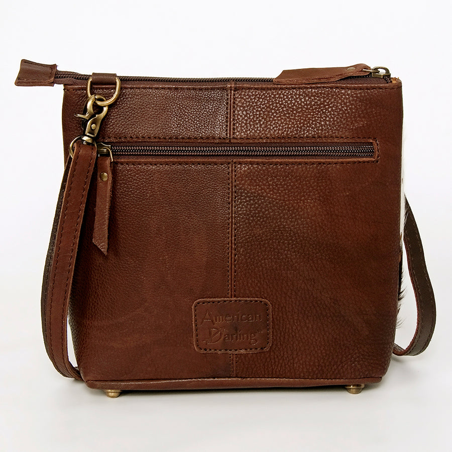 American Darling Large Cross body Bag for Women Hand Woven Saddle Blanket Vegetable-Tanned Genuine Leather YKK Zipper