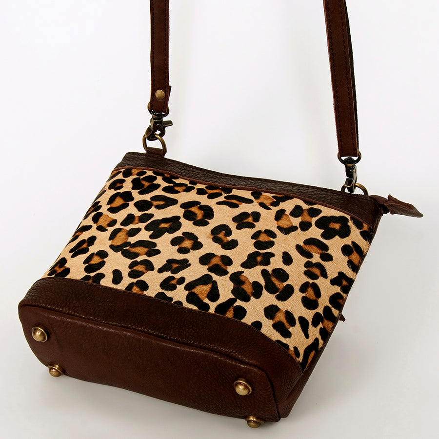 American Darling Large Cross body Bag for Women Hand Woven Saddle Blanket Vegetable-Tanned Genuine Leather YKK Zipper