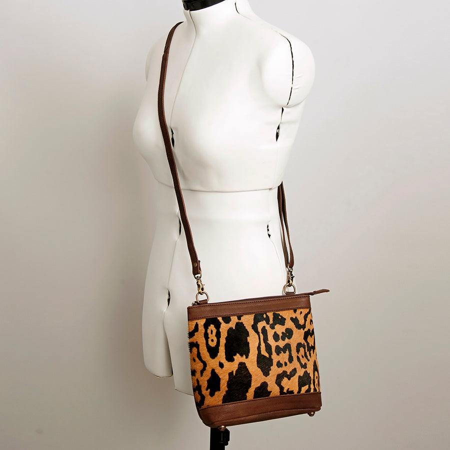 American Darling Large Cross body Bag for Women Hand Woven Saddle Blanket Vegetable-Tanned Genuine Leather YKK Zipper