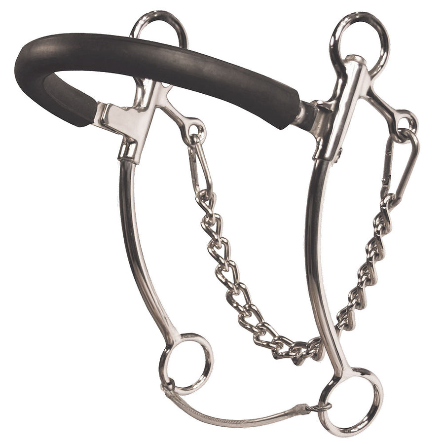 Size 7 1/2 Professional Choice Medium Brittany Pozzi Horse Hackamore Bit - Uhorse