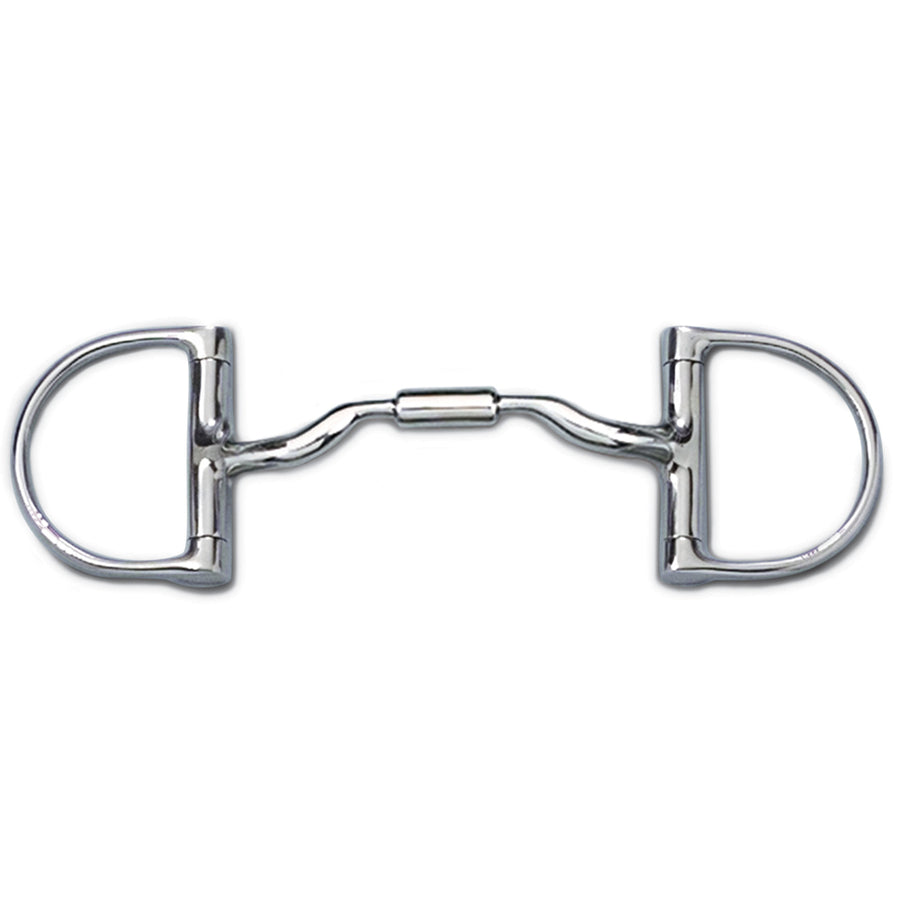 Myler Dee without Hooks Low Port Comfort Snaffle H. Bit MB 04 – by Hilason – Cowboy and equestrian accessories