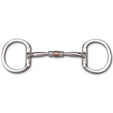 Myler Eggbutt without Hooks and Comfort Snaffle Bit Copper Roller MB 03