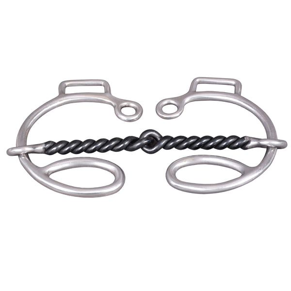 HILASON W. SS Gag Bit BS Twisted Snaffle Mouth 3" Cheeks Mouth 5 1-4" by Hilason – Cowboy and equestrian accessories