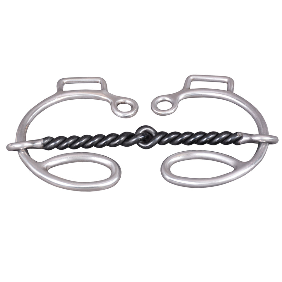 HILASON Western SS Gag Bit BS Twisted Snaffle Mouth 3" Cheeks Mouth 5 1-4" - Uhorse