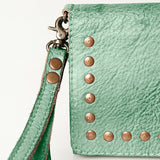 Never Mind Nmbg103A Wallet Vintage Handmade Genuine Cowhide Leather Women Bag Western Handbag Purse
