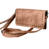 Never Mind Nmbg103B Wallet Vintage Handmade Genuine Cowhide Leather Women Bag Western Handbag Purse