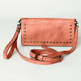 Never Mind Nmbg103C Wallet Vintage Handmade Genuine Cowhide Leather Women Bag Western Handbag Purse