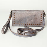 Never Mind Nmbg103D Wallet Vintage Handmade Genuine Cowhide Leather Women Bag Western Handbag Purse