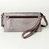 Never Mind Nmbg103D Wallet Vintage Handmade Genuine Cowhide Leather Women Bag Western Handbag Purse